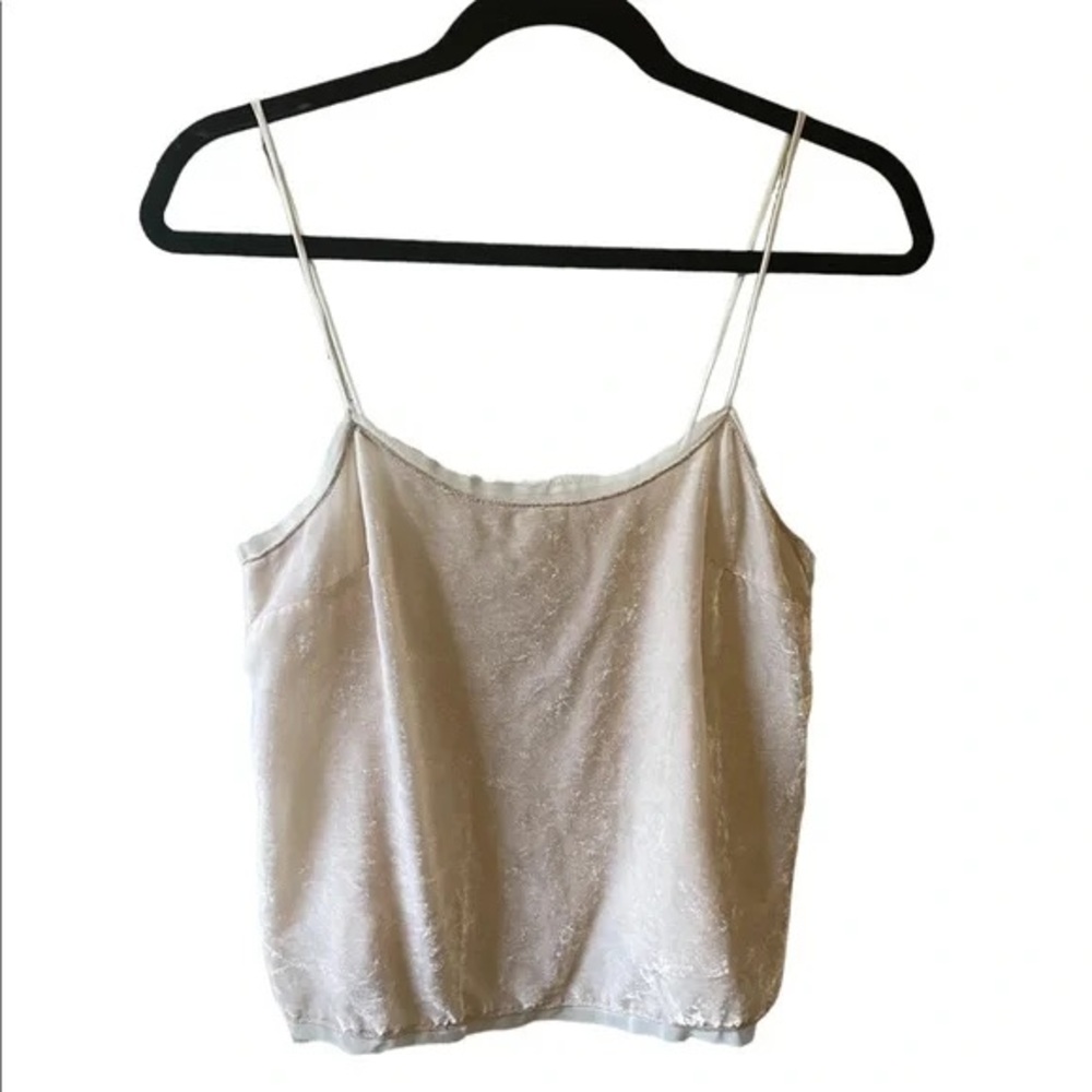 H&M Champagne Pink Velvet Camisole